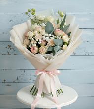 Букет цветов из:  Розы и Лизиантусы #REPLACE_PRED# Гусиноозерске