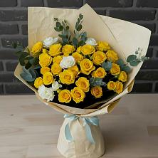 Букет цветов из:  Розы в Гусиноозерске
