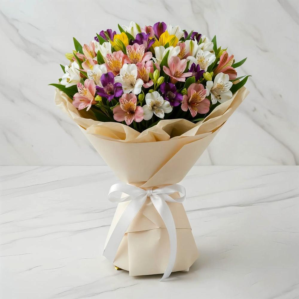 Букет цветов из: Альстромерии в Гусиноозерске