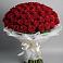 Букет 101 Красная роза Блэк Мэджик в Гусиноозерске