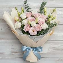 Букет цветов из:  Лизиантусы #REPLACE_PRED# Гусиноозерске