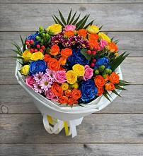 Букет цветов из:  Розы и Хризантемы в Гусиноозерске