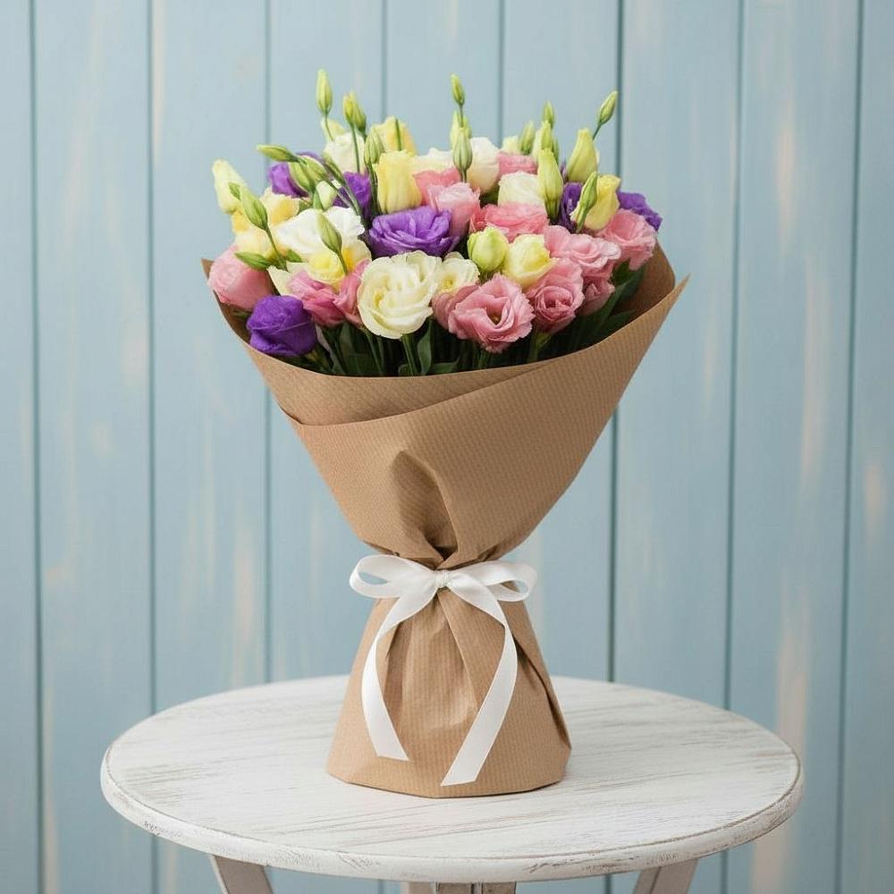 Букет цветов из: Лизиантусы в Гусиноозерске