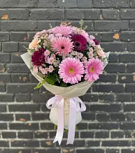 Букет цветов из:  Герберы и Хризантемы в Гусиноозерске