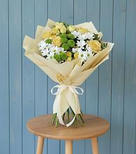 Букет цветов из:  Хризантемы и Розы #REPLACE_PRED# Гусиноозерске