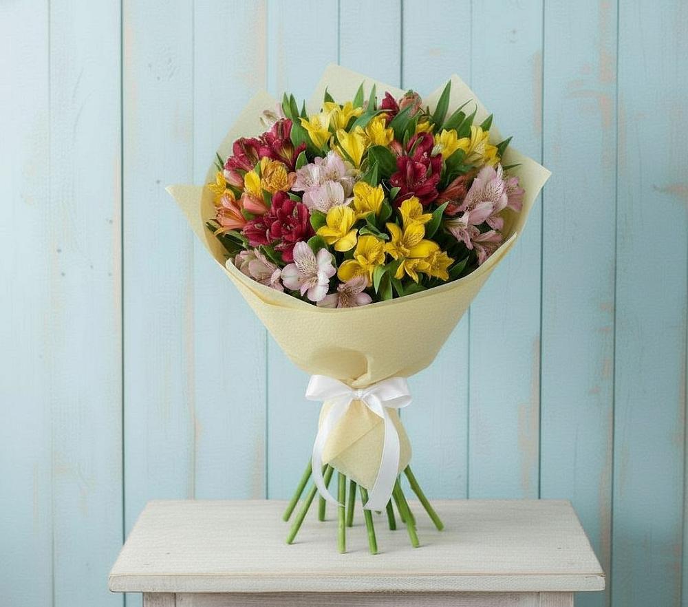 Букет цветов из: Альстромерии в Гусиноозерске