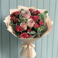 Букет цветов из:  Гвоздики и Розы #REPLACE_PRED# Гусиноозерске