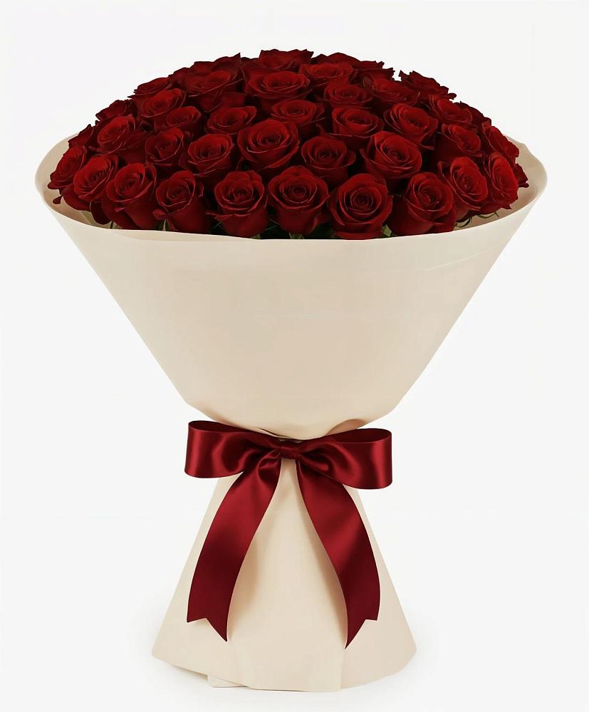 Букет 101 Бордовая роза Блэк Бакарра в Гусиноозерске