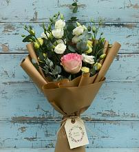 Букет цветов из:  Розы и Лизиантусы #REPLACE_PRED# Гусиноозерске